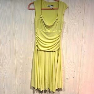 Necessary OBJECTS DRAPE MIDI DRESS SIZE MEDIUM